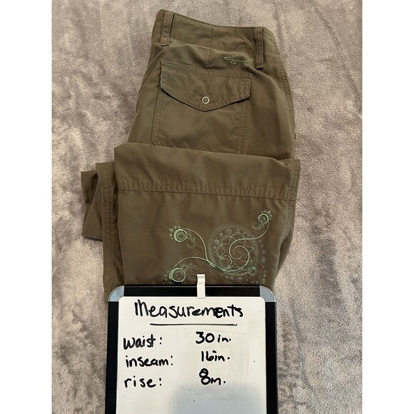 Toad & Co Shorts Women 4 Green Khaki Bermuda Casual Lot Of Two - Picture 8 of 16